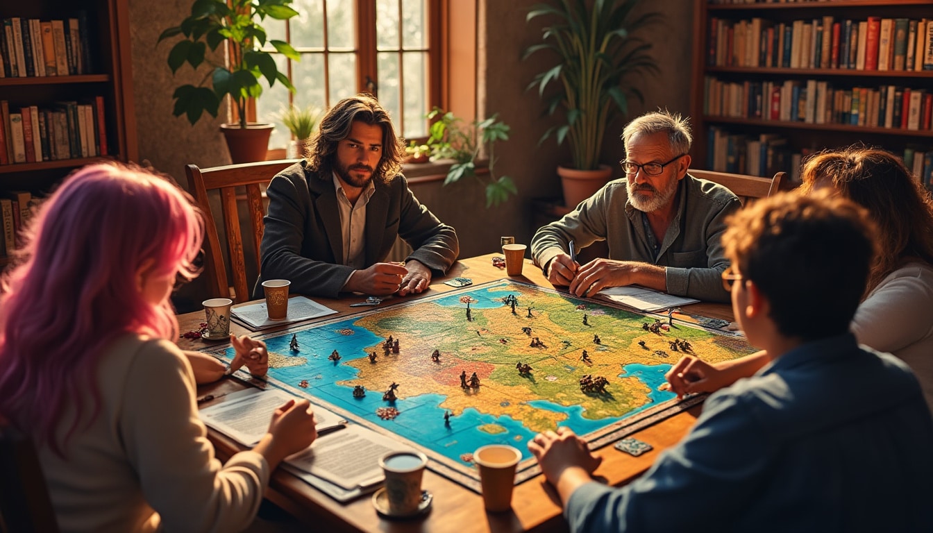 découvrez l'univers fascinant des jeux de société où la narration prend vie ! plongez dans des aventures captivantes autour d'un plateau, en explorant des histoires riches et des personnages mémorables. que vous soyez amateur ou expert, vivez des moments inoubliables en jouant avec vos proches.